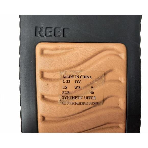 NWOT Reef Women's Water Vista Sandals Black Size 9 - Picture 6 of 6